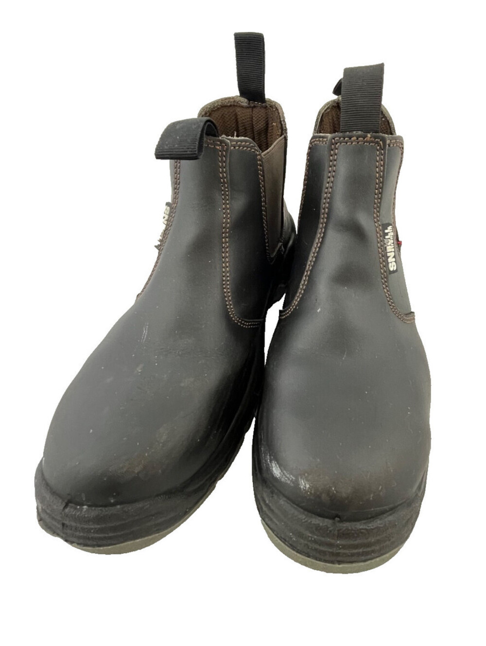 SN Bull Strength Steel Toe Chelsea Work Boots Oil Resistant Leather EU39 UK5